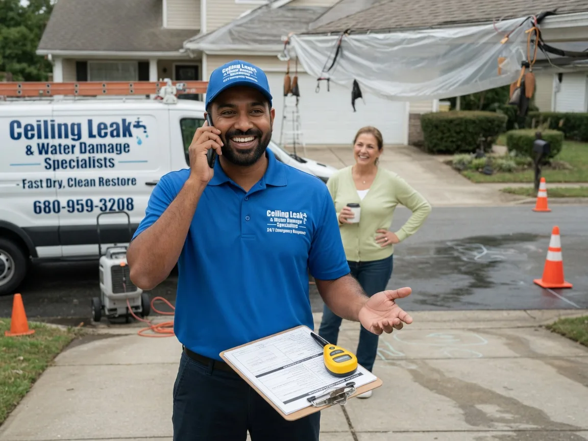 Ceiling Leak Cleanup Underwood, IA FAQs